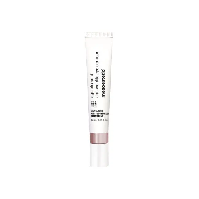 age element® anti-wrinkle eye contour ANTIAGING ANTI-WRINKLES SOLUTIONS Augenkonturcreme mit vorbeugender und reparierender Wirkung bei Tränensäcken, Augenringen, Falten und Ausdrucksfalten. Zu dem Produkt gehört ein Keramikapplikator zur Erzielung eines Kälteeffektes. 15 ml