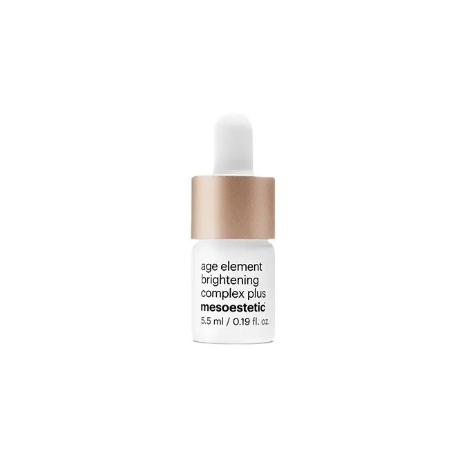 age element® brightening complex plus ANTIAGING BRIGHTENING SOLUTIONS Schockbehandlung mit erneuernder und aufhellender Intensiv-Wirkung. Das Produkt enthält 15 % reines Vitamin C, das isoliert ist, wodurch seine maximale Wirksamkeit gewährleistet wird. 5,5 ml x 4
