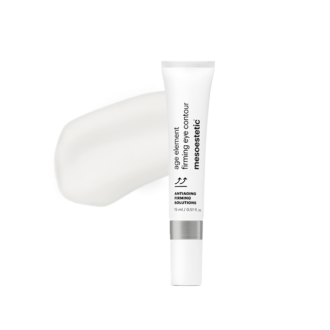 age element® firming eye contour ANTIAGING FIRMING SOLUTIONS Creme mit revitalisierender Wirkung und straffender Wirkung zur Anhebung des Augenlids. Zu dem Produkt gehört ein Keramikapplikator zur Erzielung eines Kälteeffektes. 15 ml