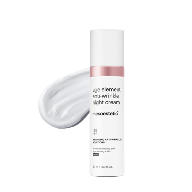 age element® anti-wrinkle night cream ANTIAGING ANTI-WRINKLES SOLUTIONS Nachtcreme zur Milderung ausgeprägter Falten mit intensiv restrukturierender und reparierender Wirkung. 50 ml