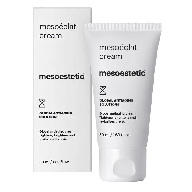 mesoéclat® cream GLOBAL ANTIAGING SOLUTIONS Creme mit hohem Wirkstoffgehalt mit depigmentierenden, antioxidativen und feuchtigkeitsspendenden Eigenschaften. 50 ml