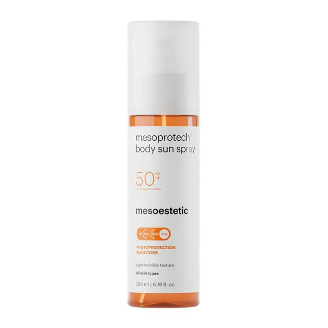 mesoprotech® body sun spray Sonnenschutzspray für den Körper PHOTOPROTECTION SOLUTIONS bei Mel`s Beauty & Academy in 5212 Hausen AG