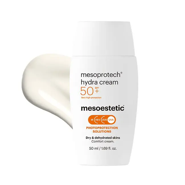 mesoprotech hydra cream Sonnenschutz für trockene und dehydrierte Haut PHOTOPROTECTION SOLUTIONS bei Mel`s Beauty & Academy in 5212 Hausen AG