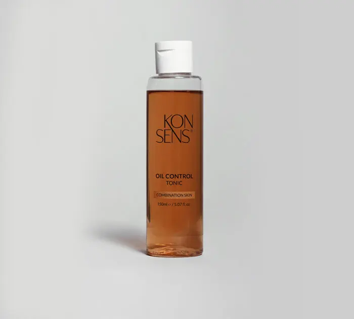 KONSENS Oil Control Tonic – Gesichtstonic für Mischhaut und ölige Haut, reduziert Glanz und verfeinert die Poren.