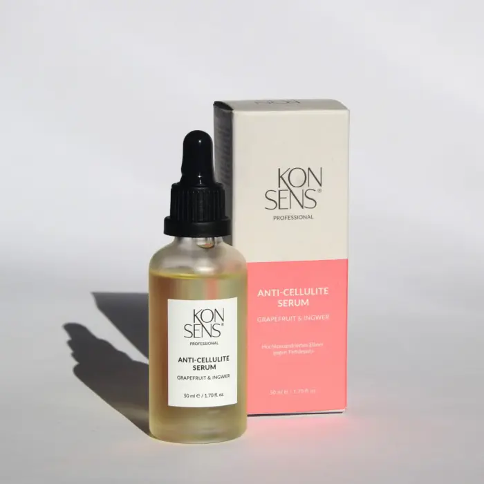 KONSENS Anti-Cellulite Serum 50 ml mit Verpackung – Hautstraffendes Körperserum