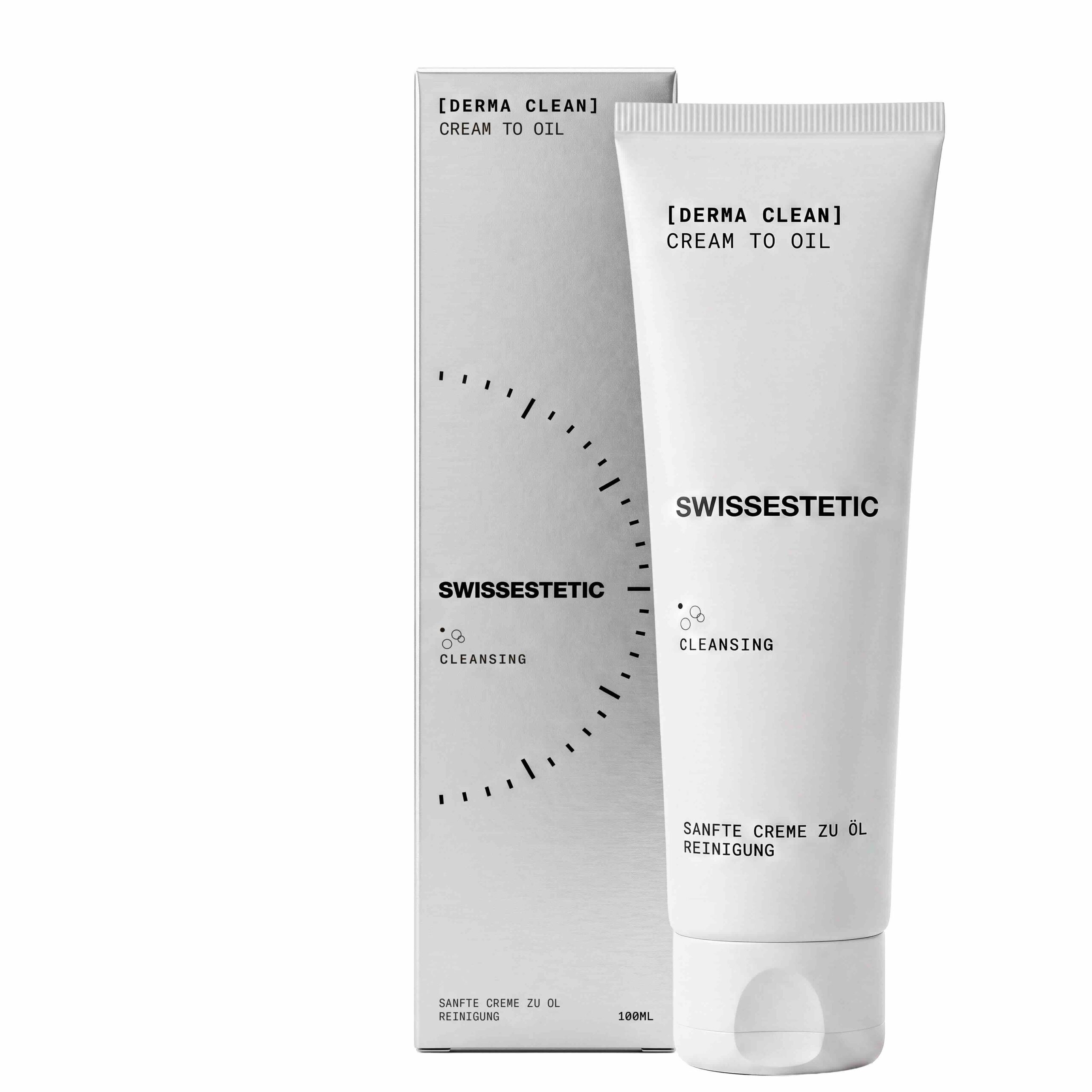 Swissestetic Derma Clean Cream to Oil 100 ml Swissestetic Derma Clean Cream to Oil 100 ml mit Verpackung