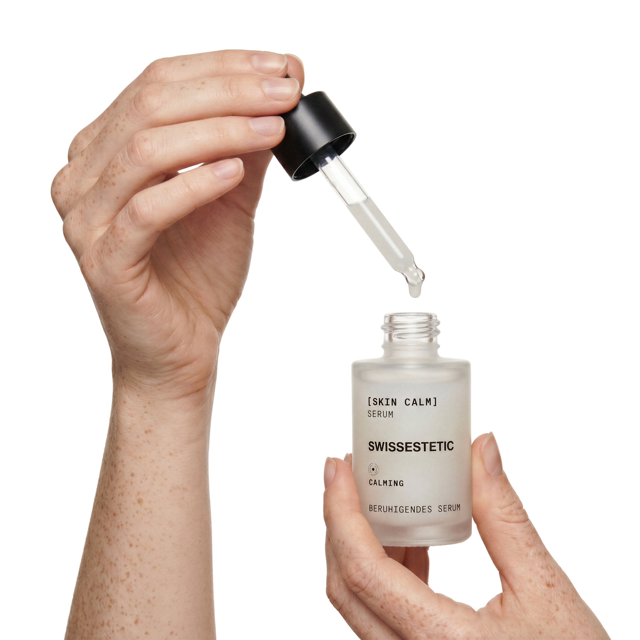 SKIN CALM SERUM Cara mit Pipette 3 transp Swissestetic Skin Calm Serum mit Pipette
