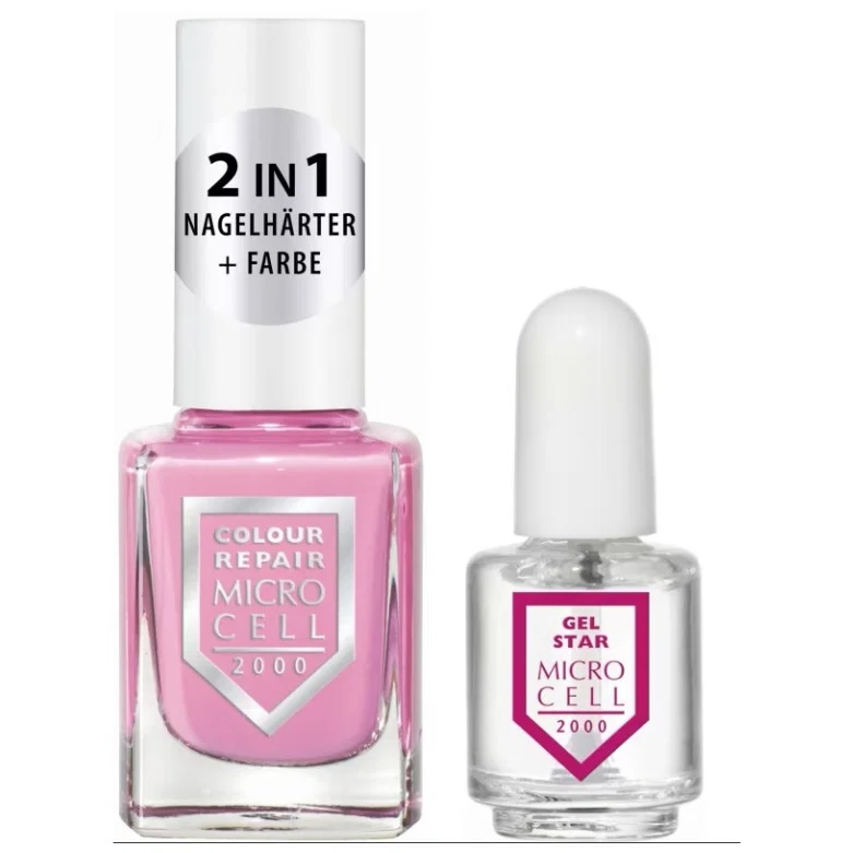 MicroCell_Ruby_Rose_11ml_Gel_Star_mini Micro Cell Duo Colour Repair Ruby Rose mit Gel Star Mini